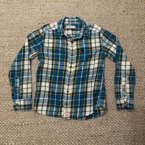 Abercrombie Kids Plaid Button Down size 9/10